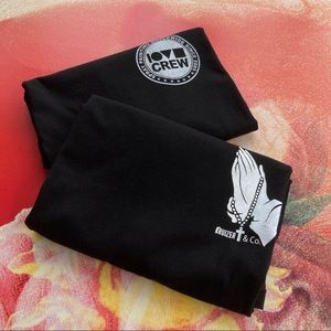 Lot of 2 Dead Homies Love Crew Shirts Prayer
